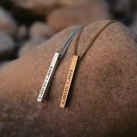 silver and rose gold coordinates necklaces - OurCoordinates