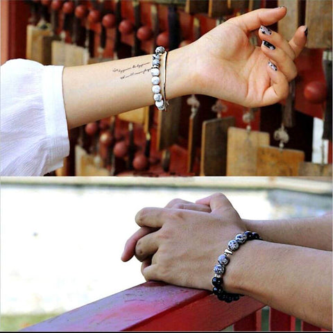 Magnetic Bead Bracelets for two - OurCoordinates
