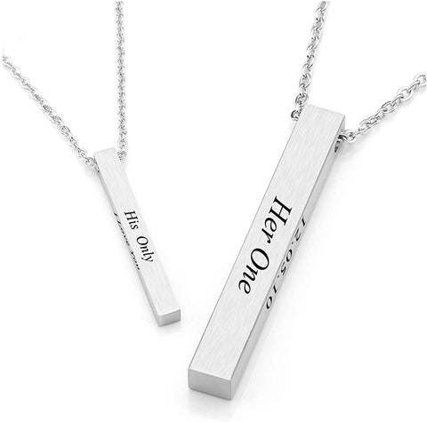 matching monogrammed necklace set - OurCoordinates