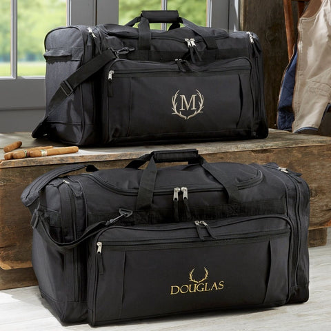 monogrammed gym bag for him - OurCoordinates