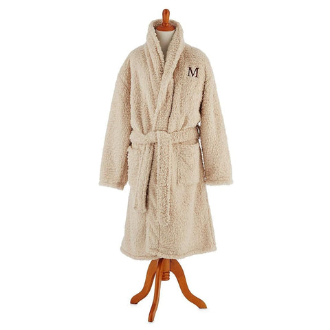 monogrammed luxury bathrobe for her