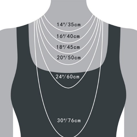 engraved bar necklace sizing guide - OurCoordinates