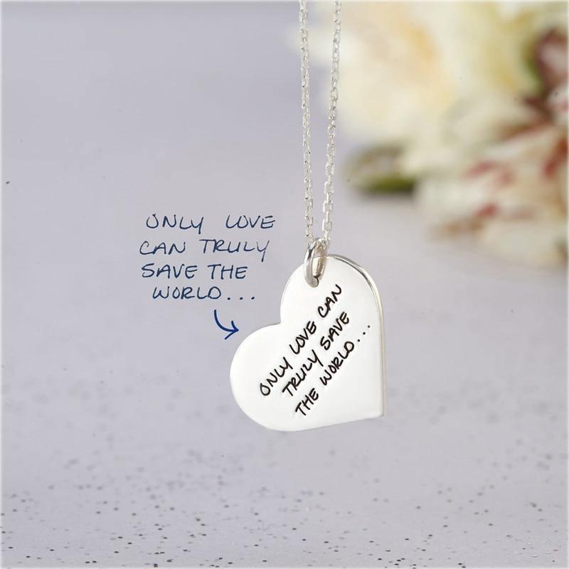  Zakally Custom Padlock Necklace Personalized Engraved