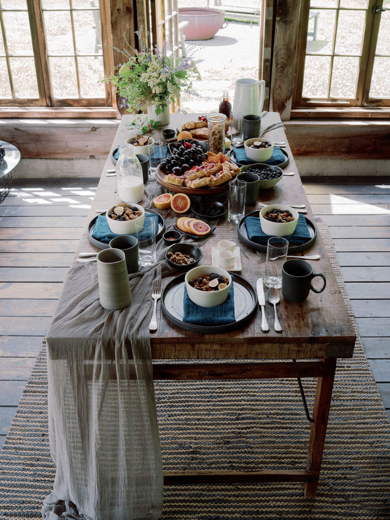 brunch tablescape