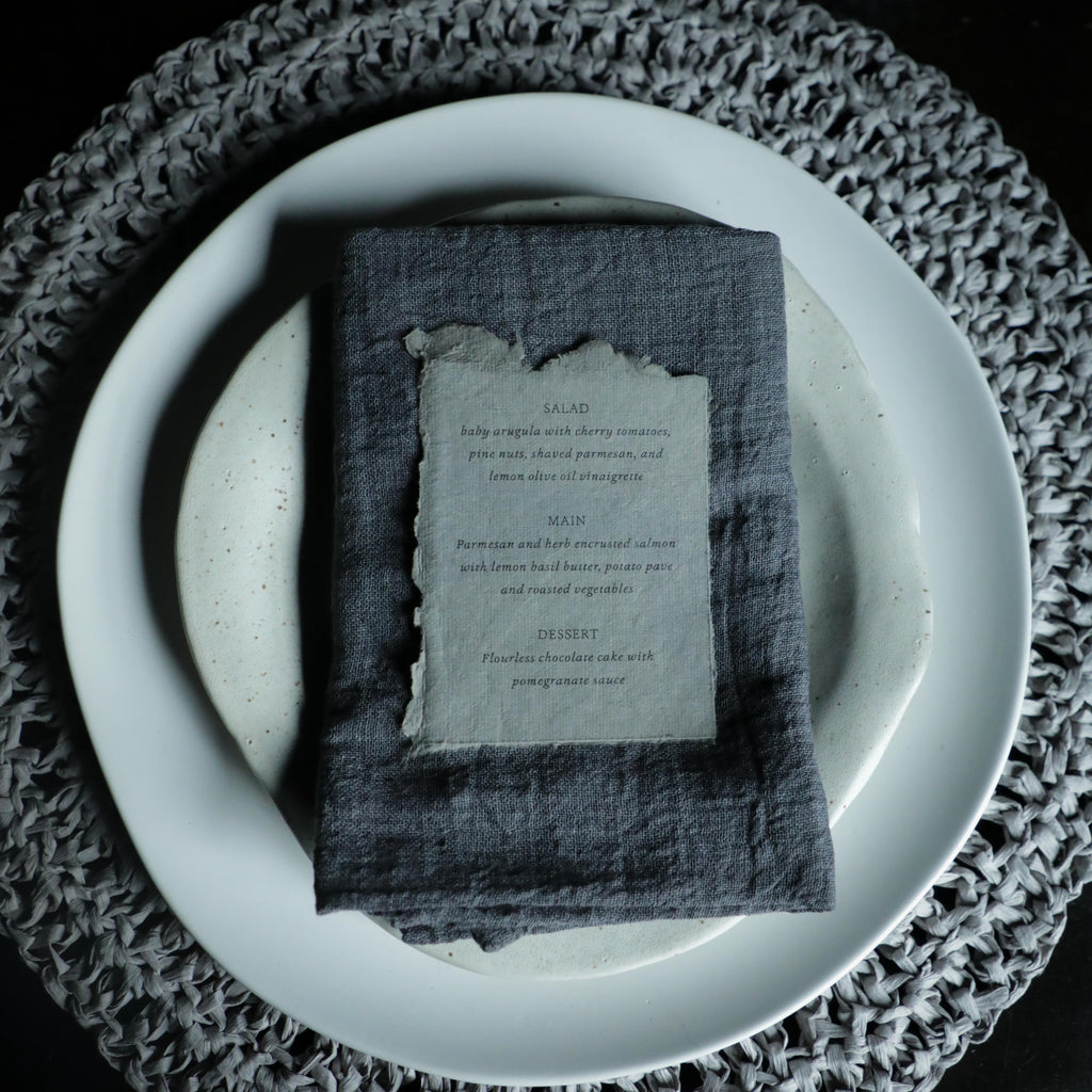 Hand-Loomed Linen Napkins – Silk & Willow