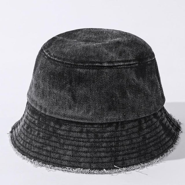 Vintage Denim Bucket Hat – The Unrivaled Brand