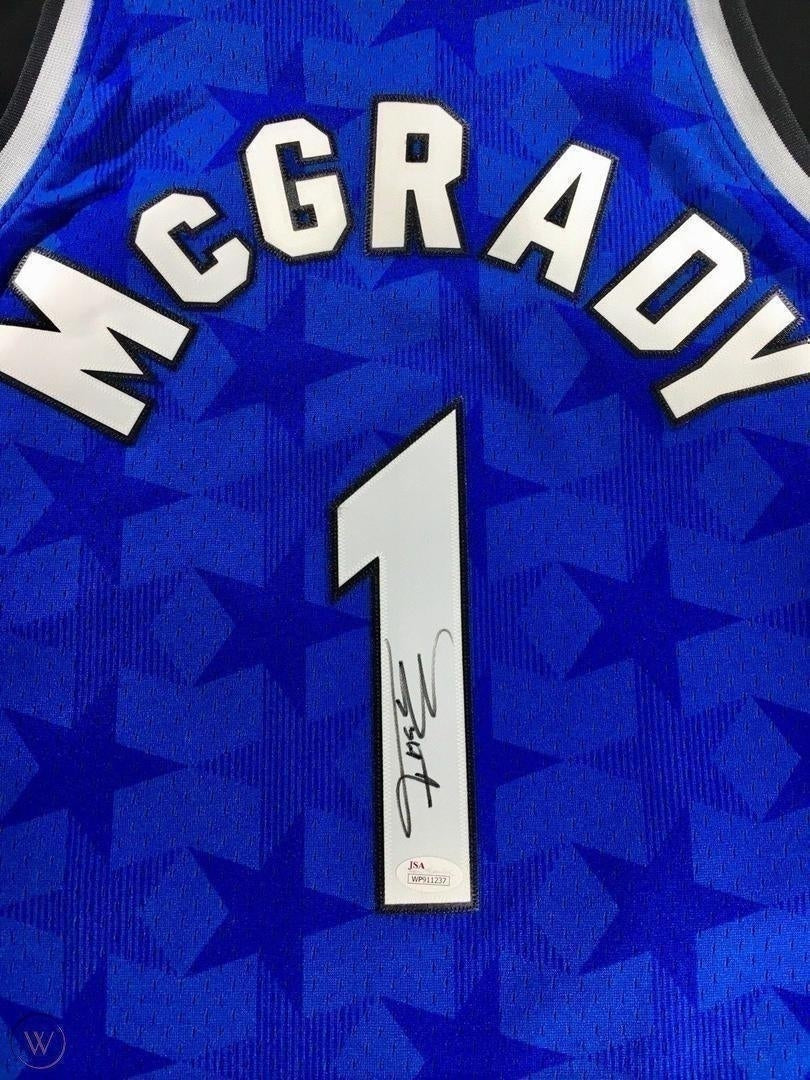 tracy mcgrady autographed jersey