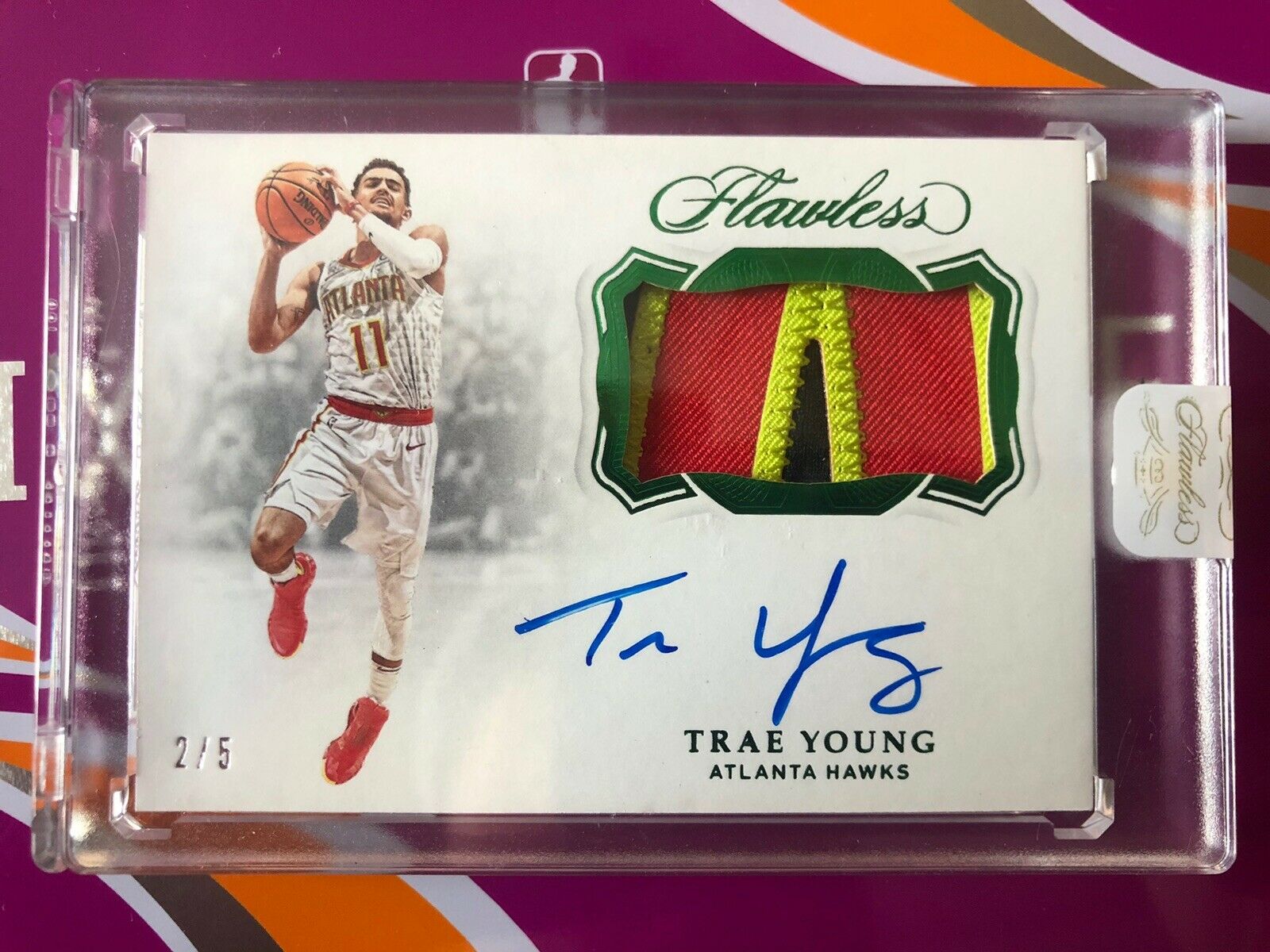 送料無料】 NBAカード TRAE YOUNG AUTO RC トレイ・ヤング サイン ...