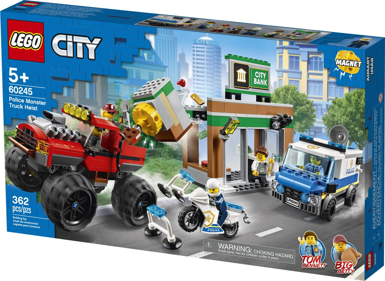 lego monster truck police