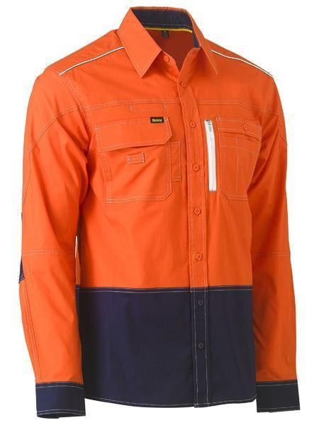 Bisley Flx & Move™ Hi Vis Utility Shirt BS6177