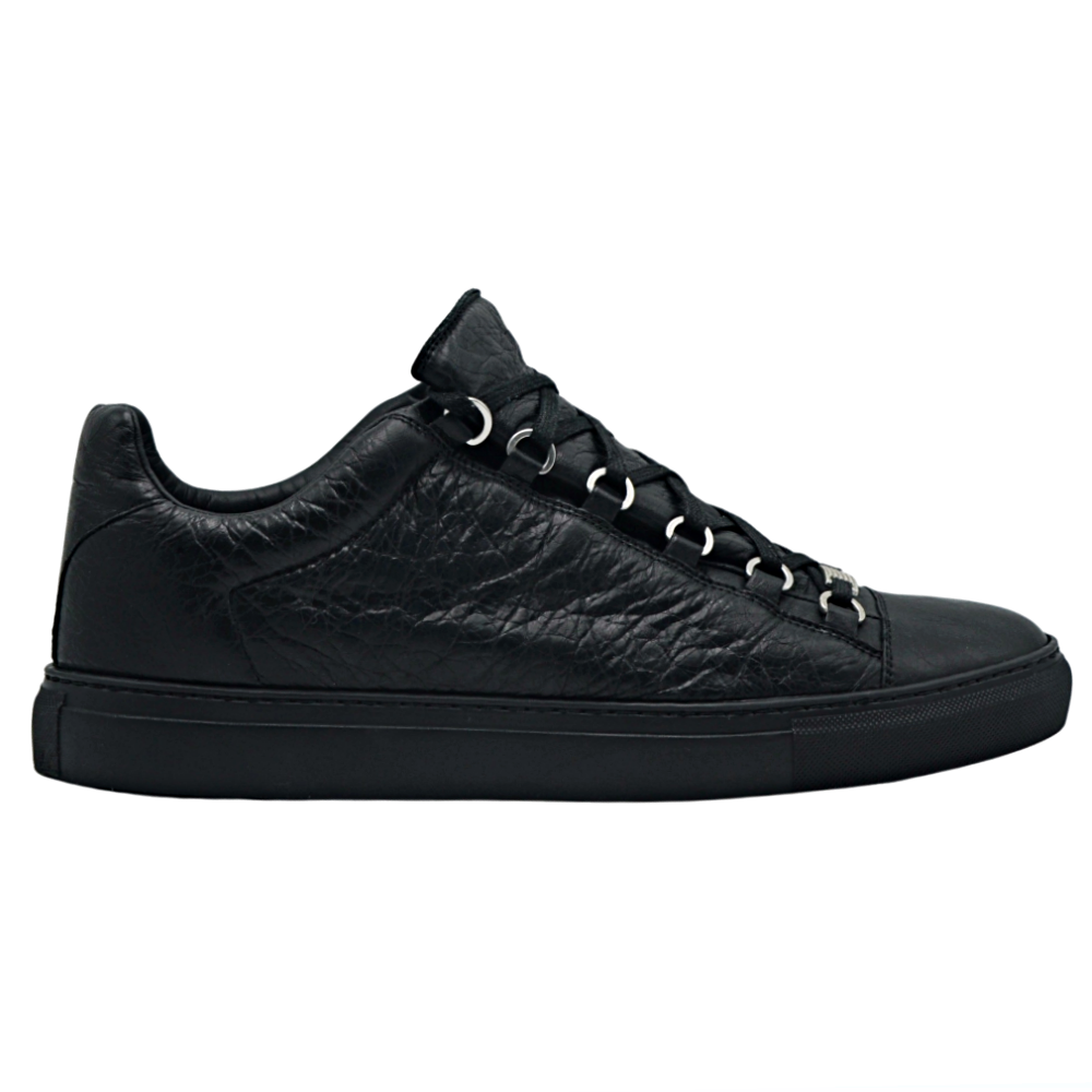 Balenciaga Arena Hightop Leather Trainers in Black for Men  Lyst