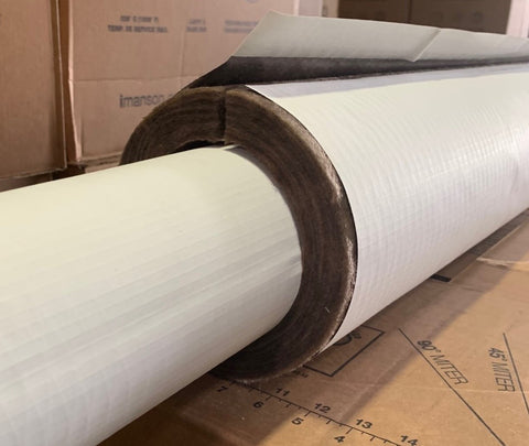 Fiberglass pipe insulation