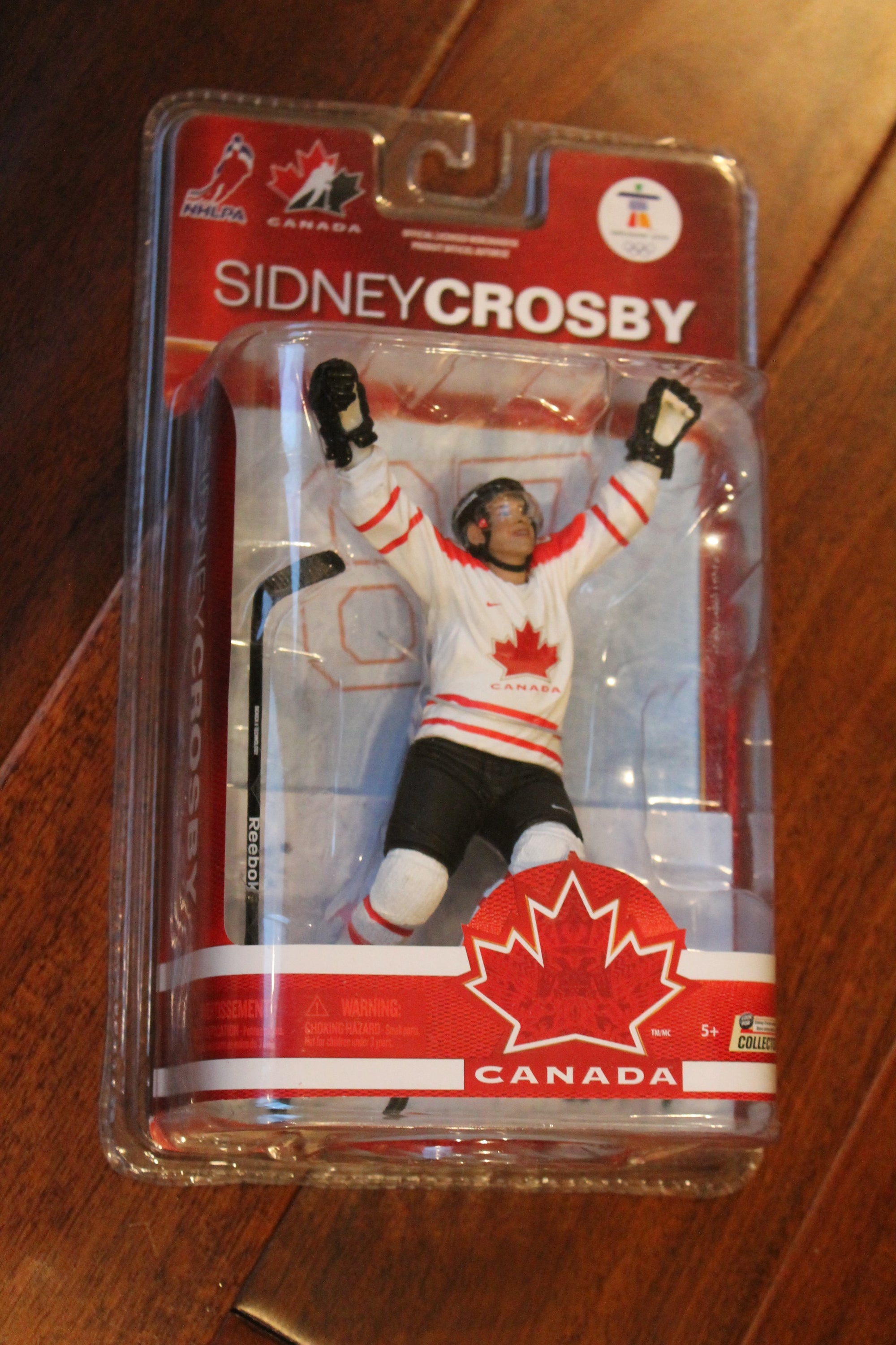 Sidney Crosby McFarlane Team Canada 2010 Olympics White Jersey Action Figure