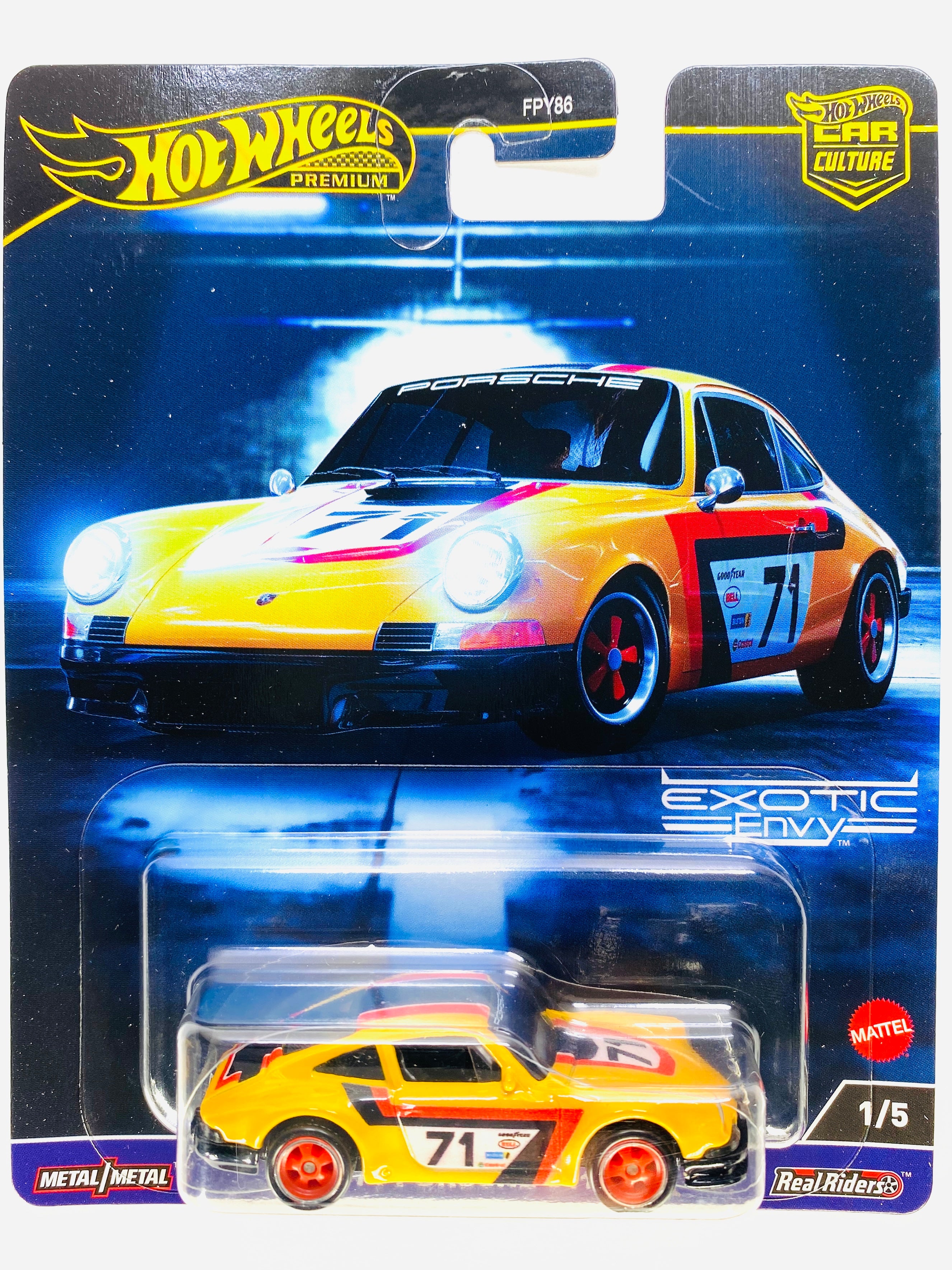 Hot Wheels 2023 Car Culture Exotic Envy Case G '71 Porsche 911