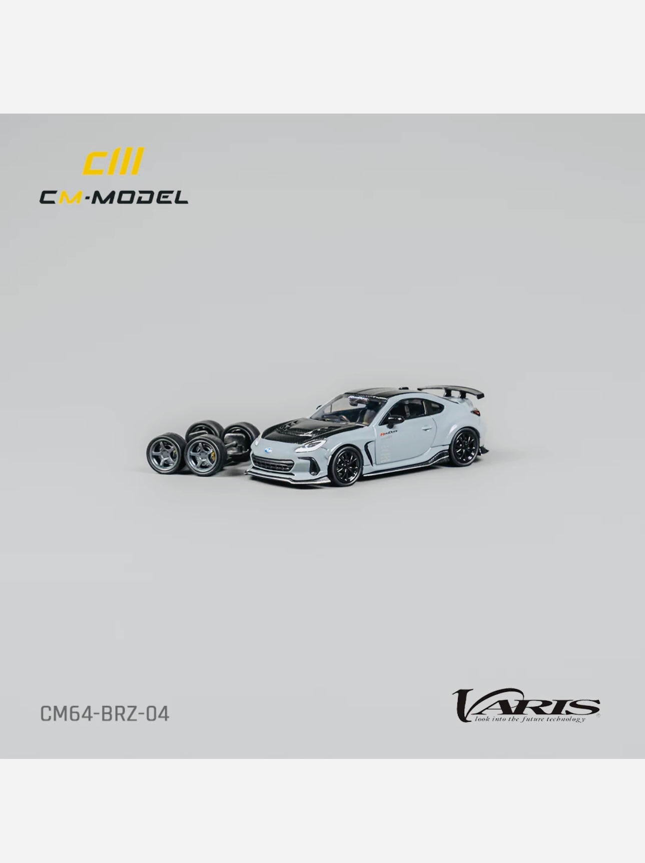 CM Model Subaru Brz Varis Arising-1 Gray