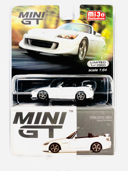 MINI GT MIJO EXCLUSIVES HONDA S2000 CR APEX BLUE #554 – Jcardiecast