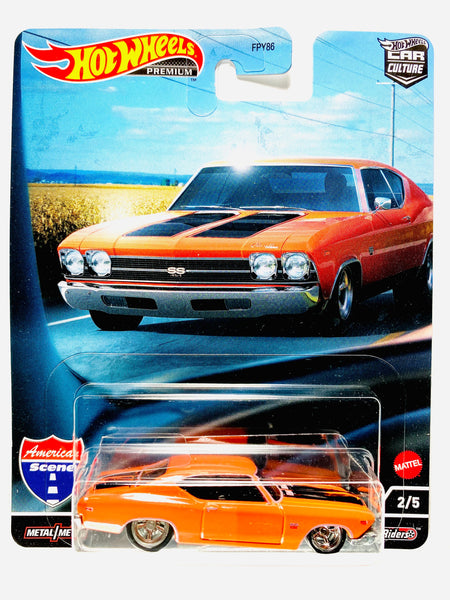 HOT WHEELS 2023 TEAM TRANSPORT CASE U '61 IMPALA & '72 CHEVY RAMP