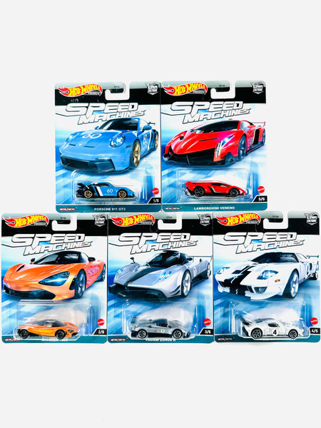 HOT WHEELS 2023 POP CULTURE SPEED GRAPHICS CASE V (Set of 5 Cars