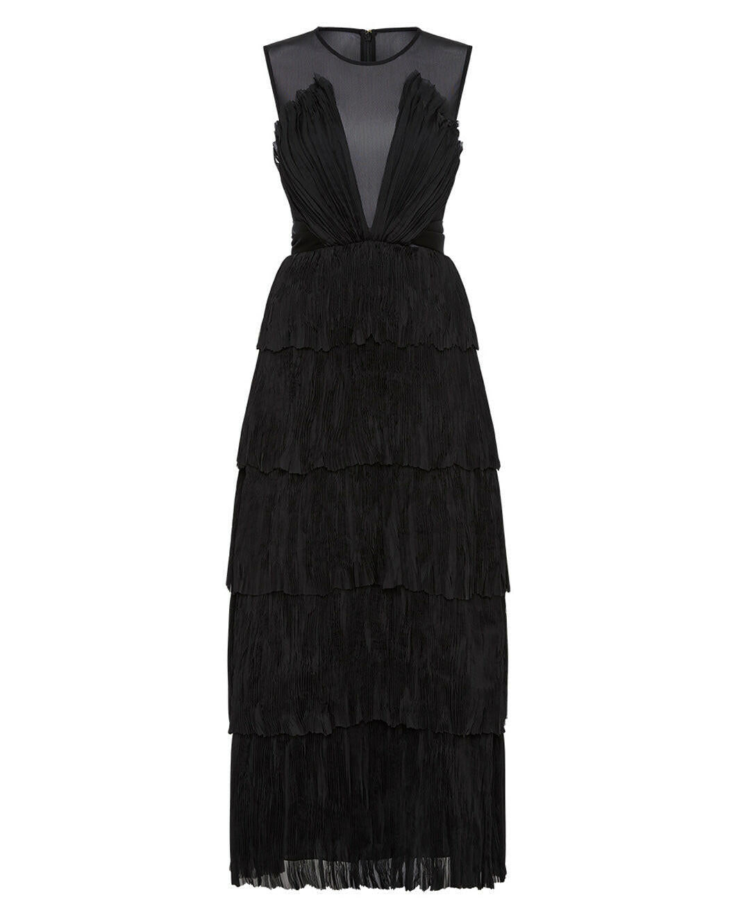 Shop Aje Escapist Maxi Dress In Black