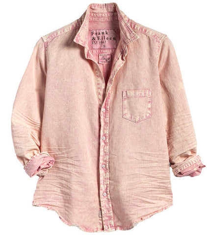 frank and eileen barry woven button up