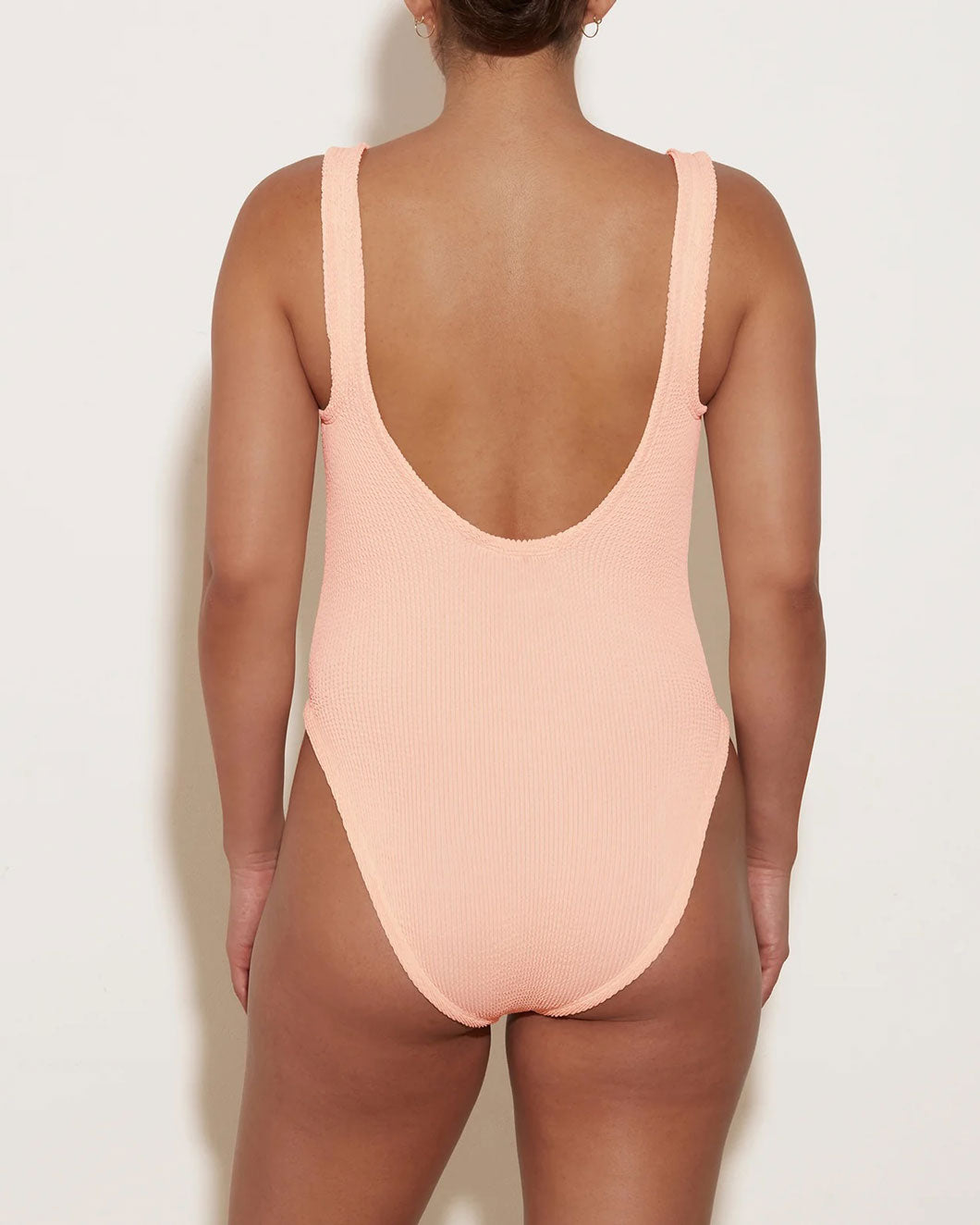 Shop Hunza G Domino One Piece In Pink