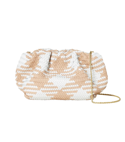 loeffler randall nyla woven clutch