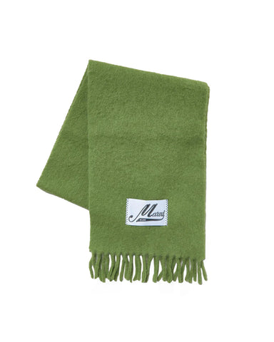 Green Alpaca Scarf