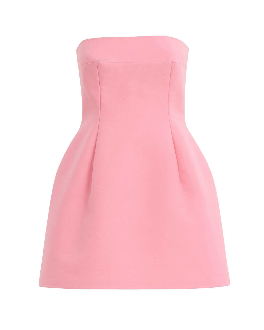 Shop Marni Pink Cady Strapless Mini Dress