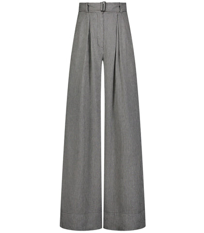 matthew bruch wide leg pleated pant