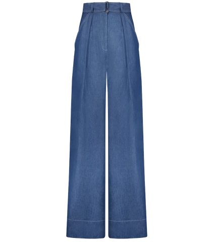 matthew bruch wide leg pleated pant