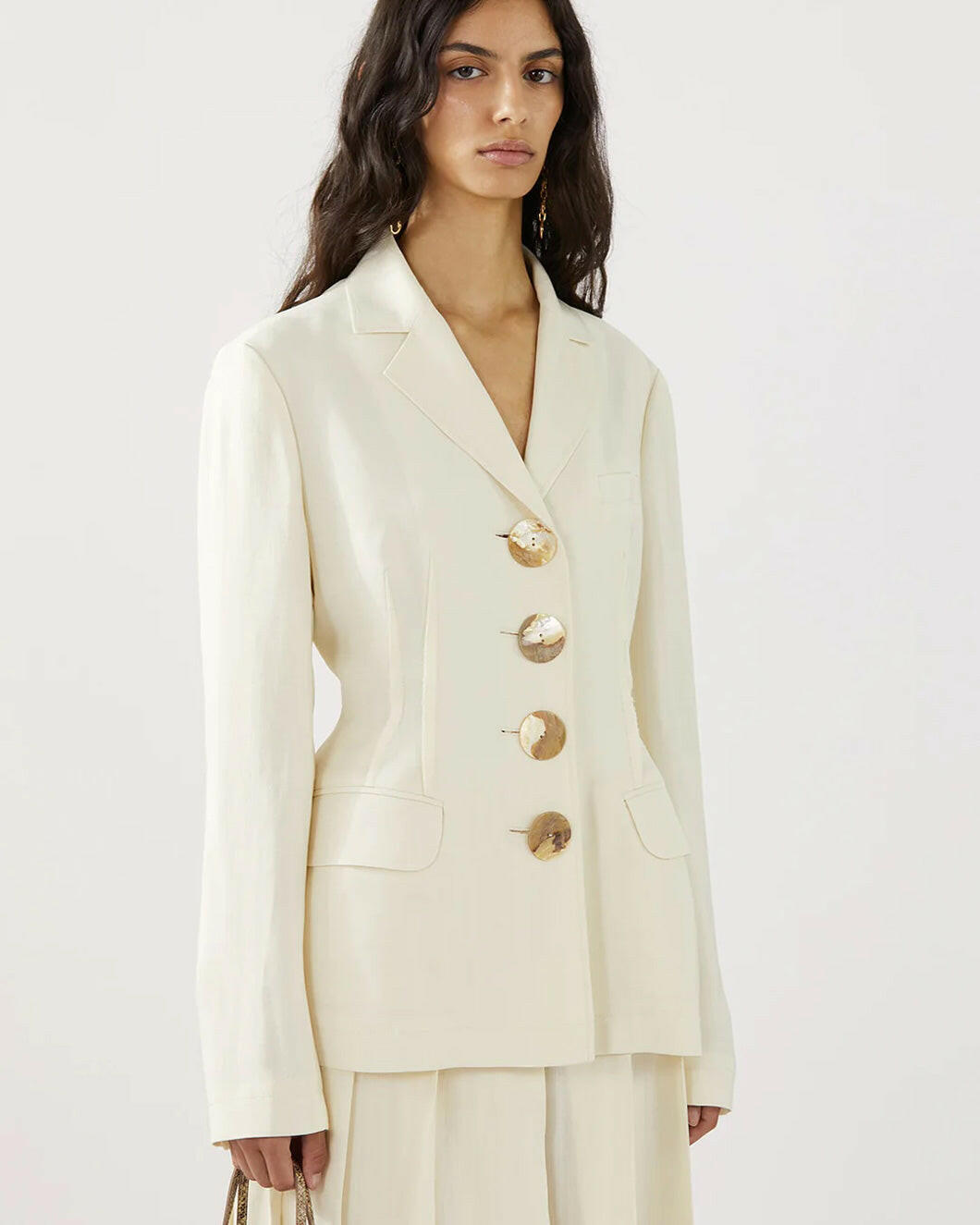 Shop Rejina Pyo Etta Jacket In White