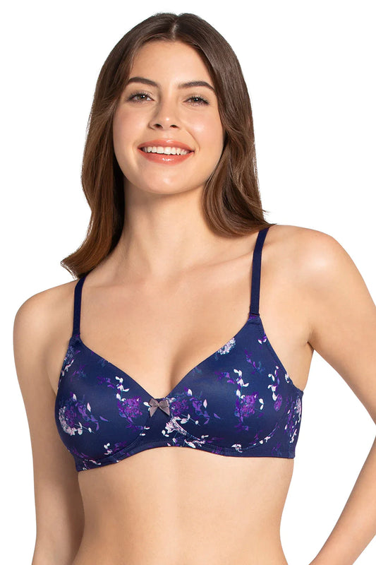 Cotton Plain Padded Blue Bra, Size: 30B-38B at Rs 90/piece in New