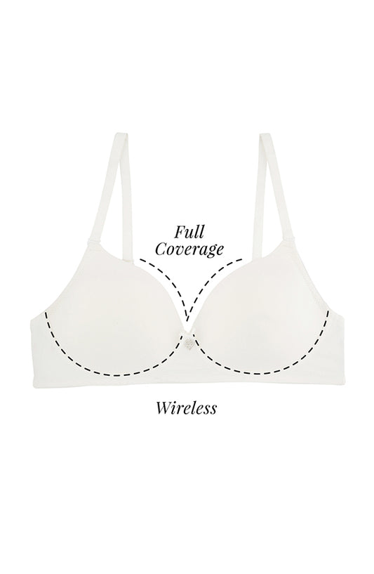 Lace Perfect Coverage Bra - Wine - B020SS18 – bare essentials