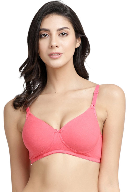 Buy Inner Sense Organic Cotton Antimicrobial Seamless Side Support Bras  (Pack Of 3)-Maroon online