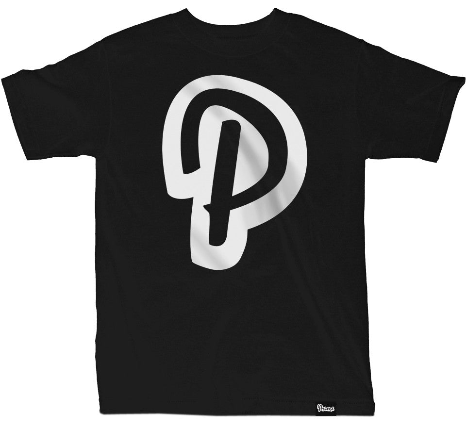 Prime Logo P Black Tee - Prime Shop – PrimeShopLA