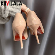 Kiiyilala grande taille 47 48 49 50 chaussures de luxe femmes 10 cm talons aiguilles pompes - Bottines Femmes FRANCE