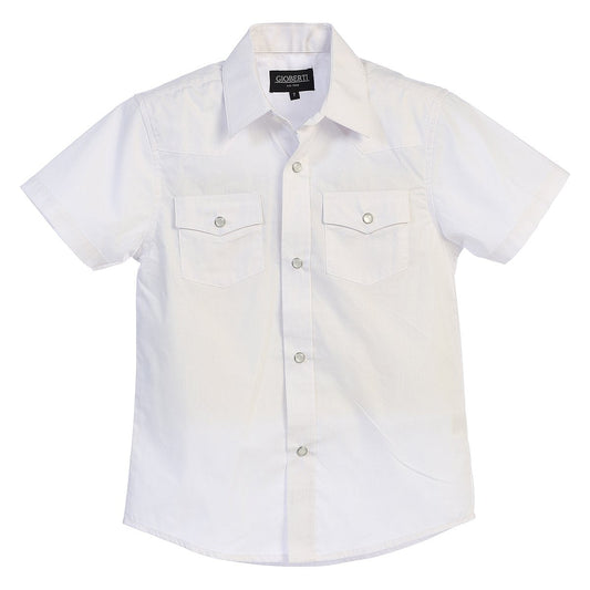 Pearl Snap Western Shirt in Gray MEN