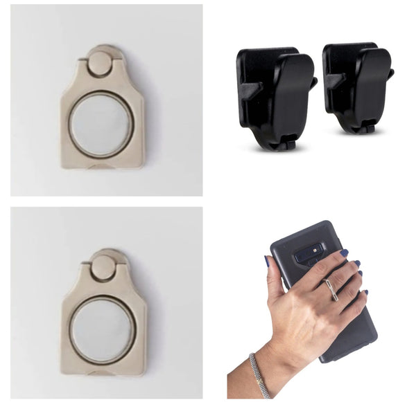 OnixSOLO - SILVER Magnetic Phone Ring