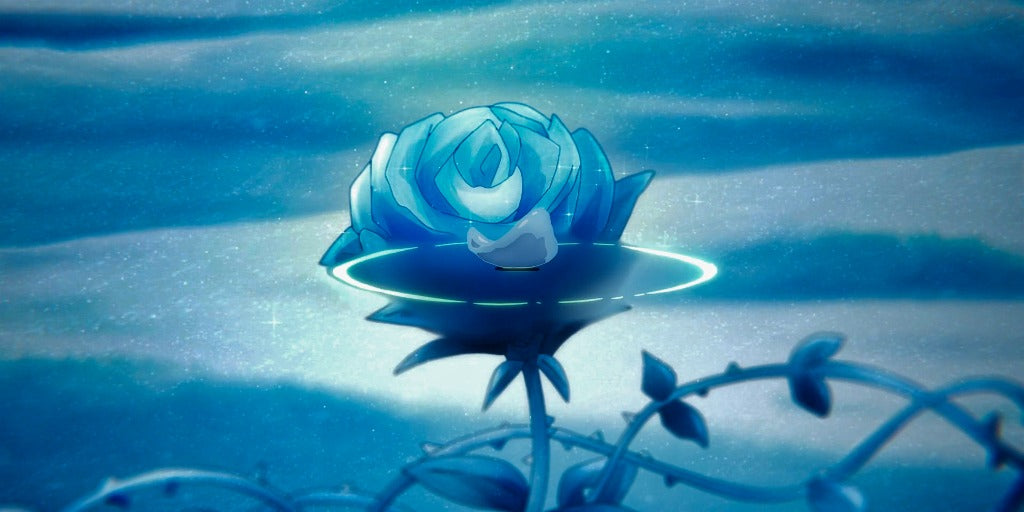 La princesse et la rose bleue