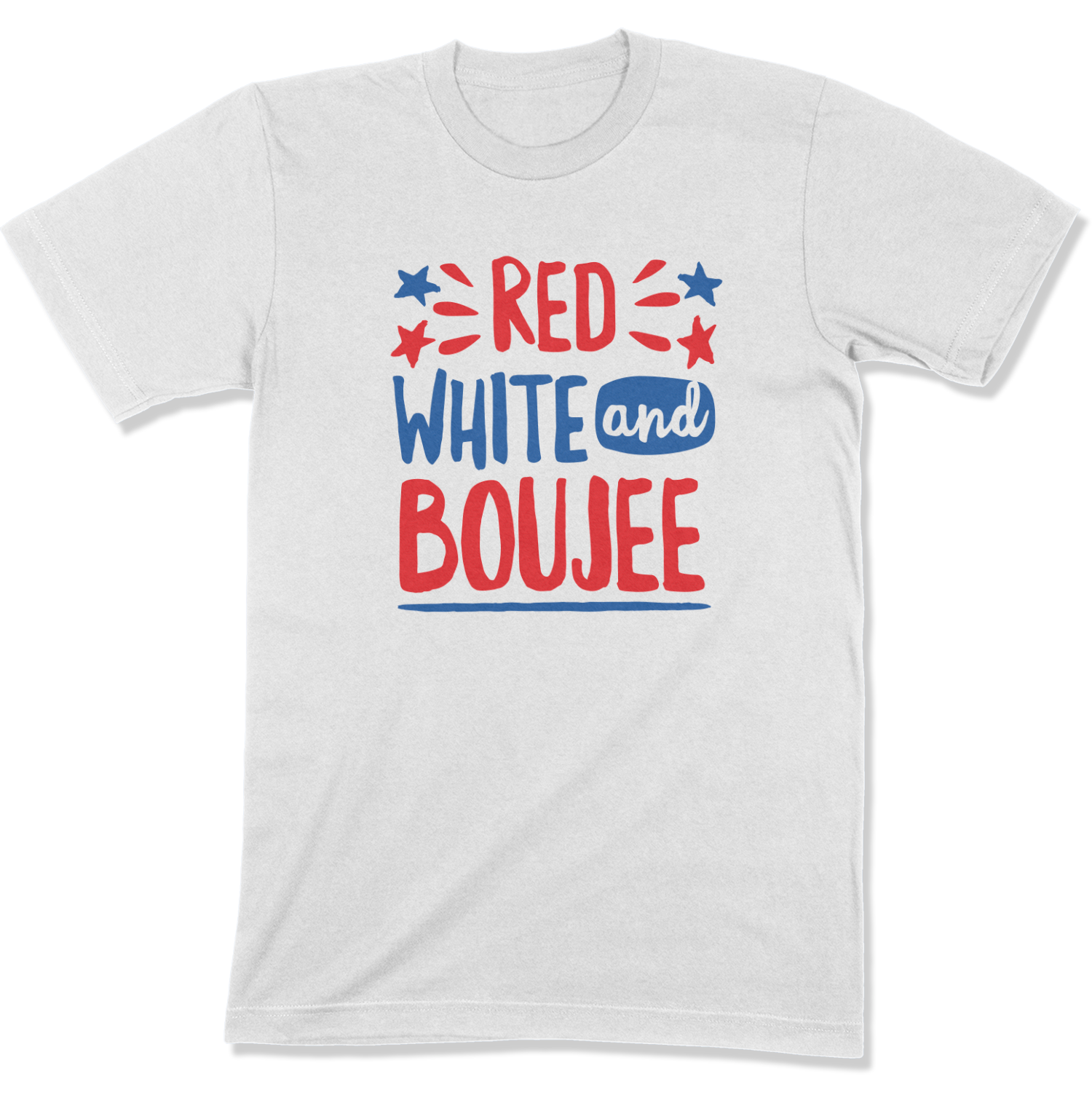 red white and boujee shirt