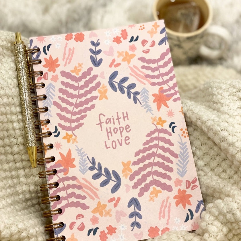 Bible Study Journal: Scripture Notes Bible Study Notebook – A Notebook for  Recording Scripture and Sermon Notes, Weekly Prayer List Notebook – Bible