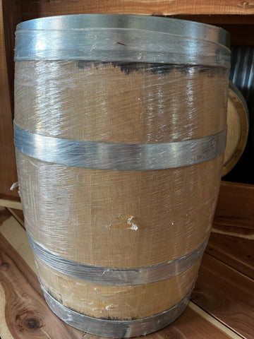 5-gallon whiskey barrel