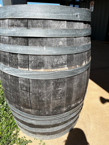 old whiskey barrel