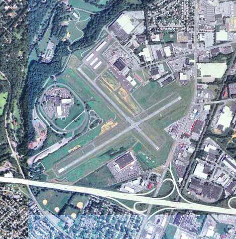 Aerial Photo of Allentown Queen City Municipal Airport