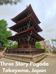 Three Story Pagoda in Takayama, Japan