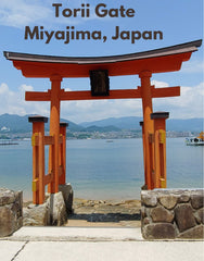 Torii Gate on Miyajima, Japan.