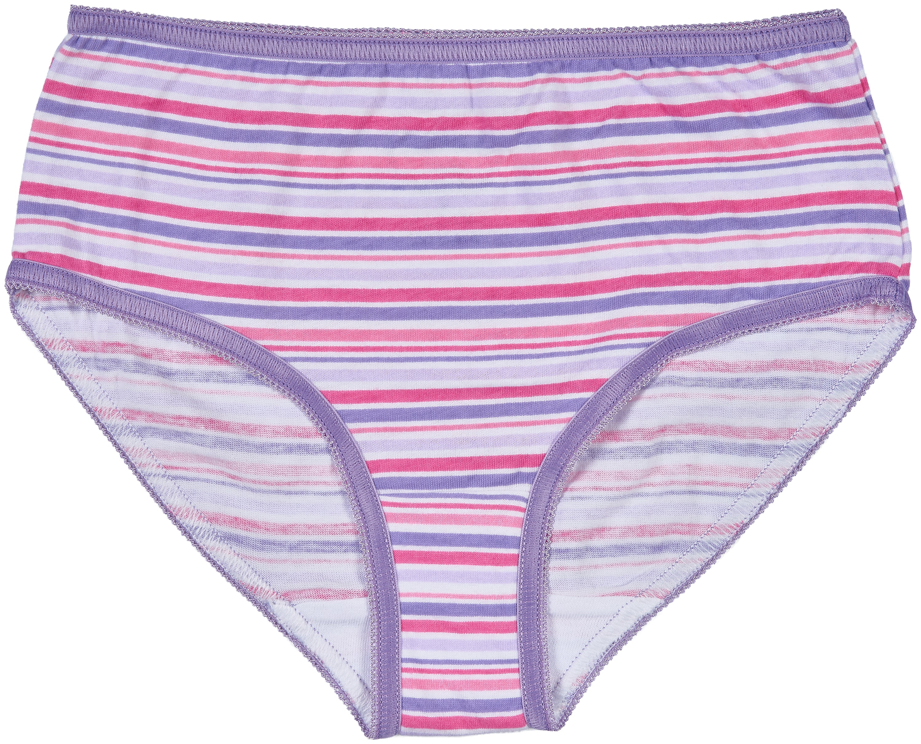 Trimfit Girls 100% Cotton Colorful Hipster Panties (Pack of 10