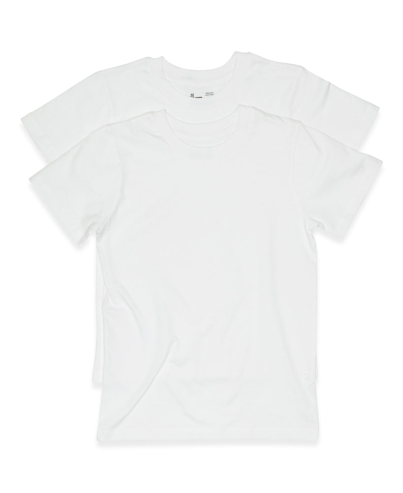 2-Pack 100% Combed Cotton T-Shirts (White) – Trimfit