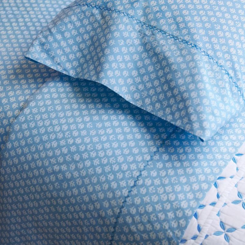 Bindi Light Indigo Organic Sheet Set by John Robshaw