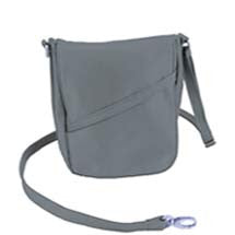 Grey RFID security bag for safe travel